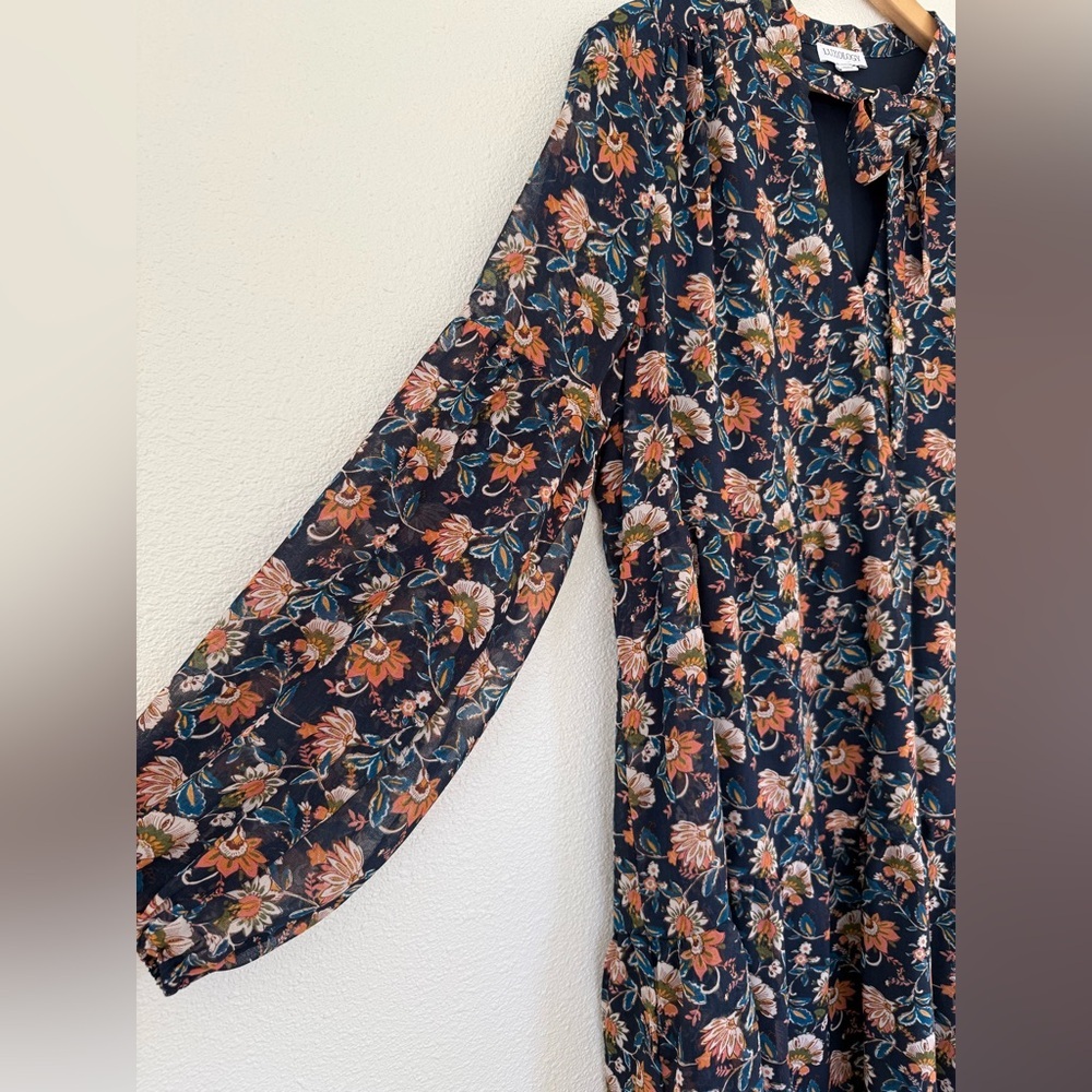 Luxology Floral Long Sleeve Dress - Picture 4 of 8